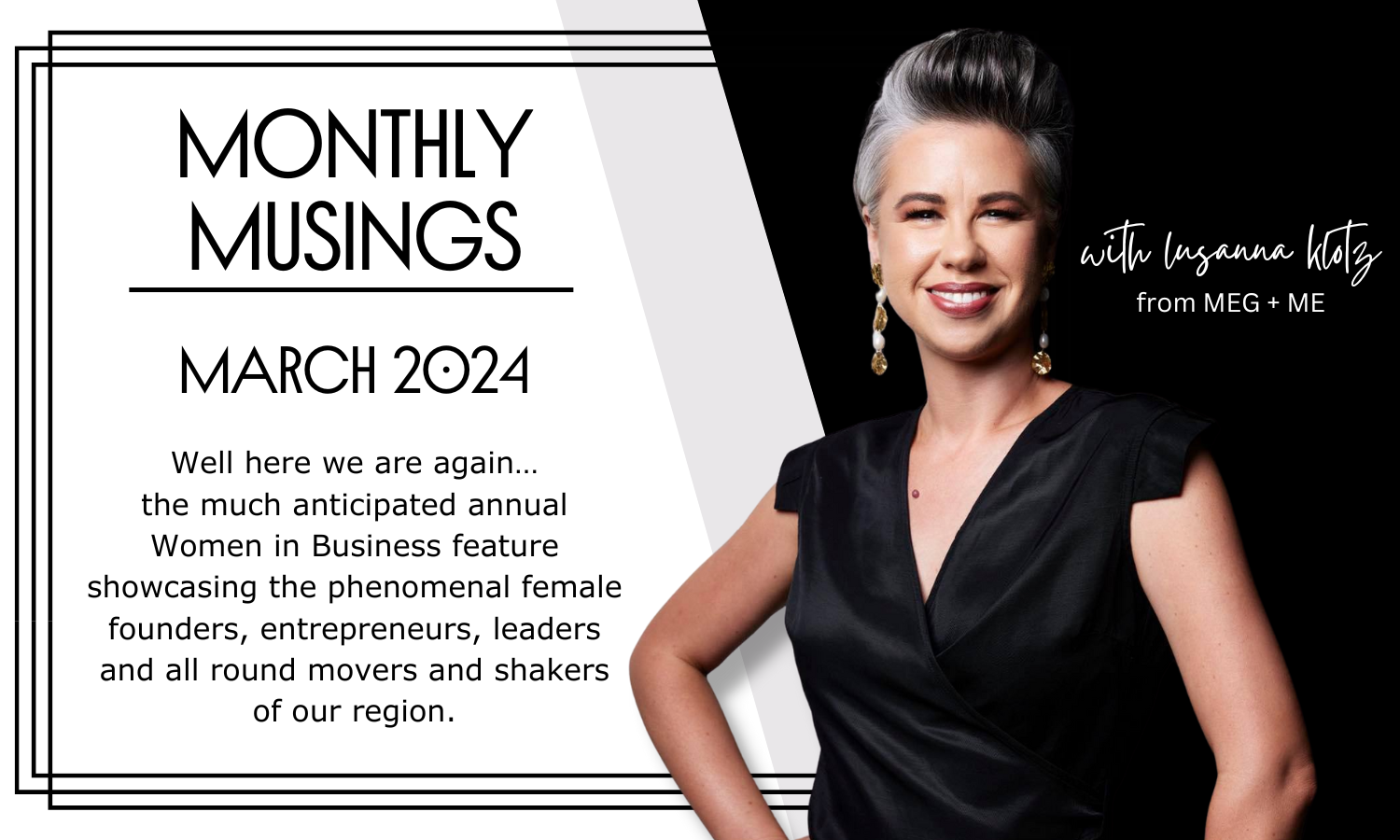 MY MUSINGS: March 2024 WOMEN IN BUSINESS
