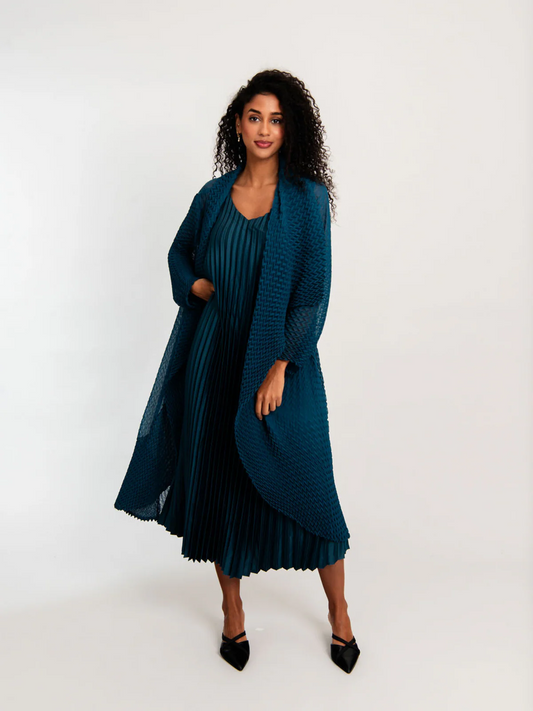 night star chiffon coat
