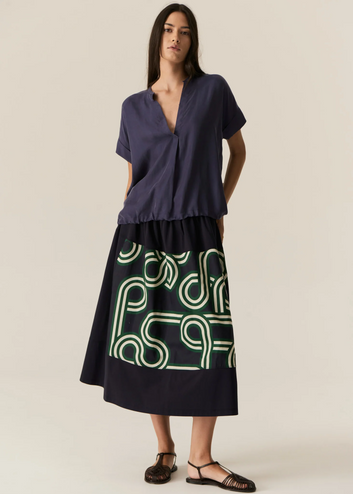 alter patch skirt - ink alter