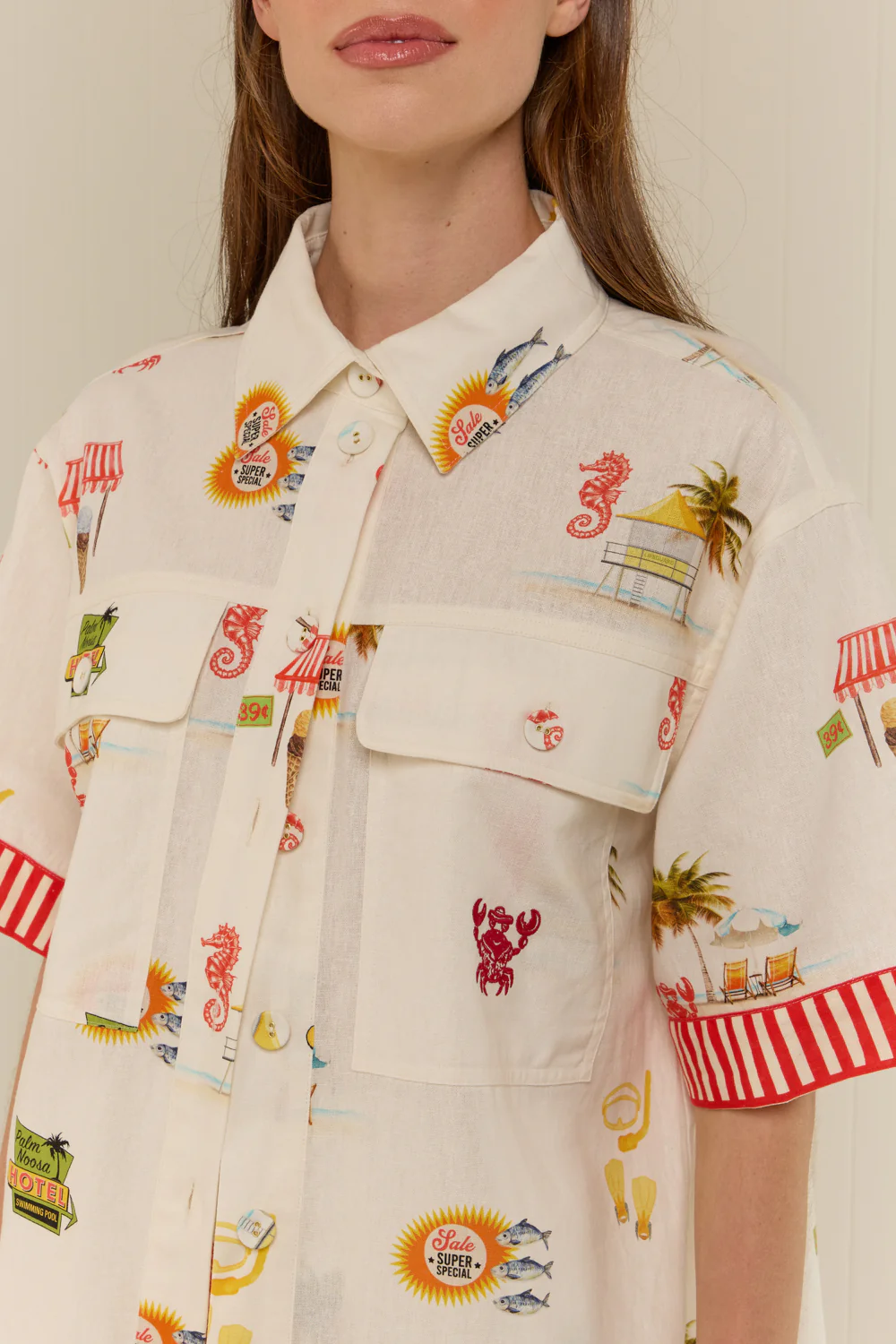 Palm Noosa - alto shirt - Haus of Alma