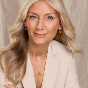 aura two-tone citrine necklace