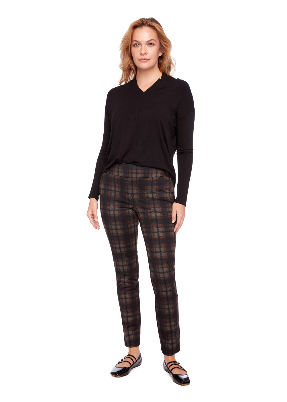 ballina plaid ponte pant