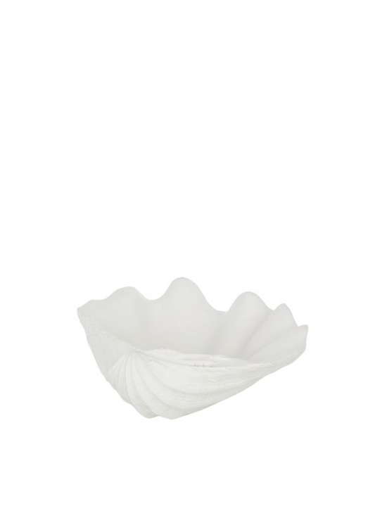 clam shell resin bowl