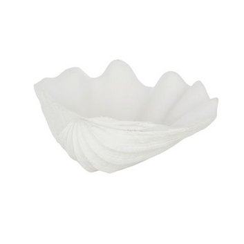 clam shell resin bowl