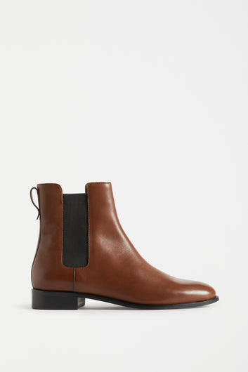 okka boot - dark tan