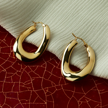 gravity hoop earrings
