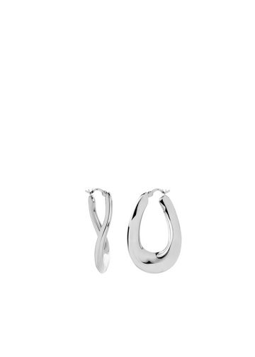 gravity hoop earrings