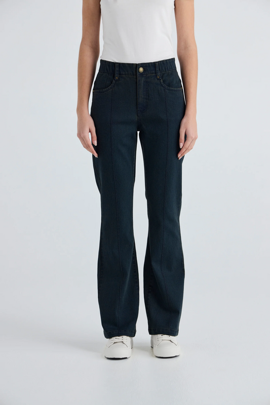 lauren bootleg - dark indigo