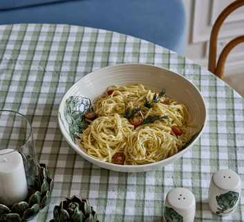 artichoke serving bowl