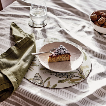 harbour oatmeal tablecloth