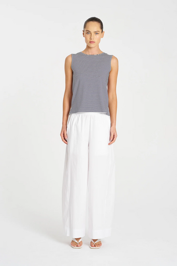 palazzo shell stripe jersey