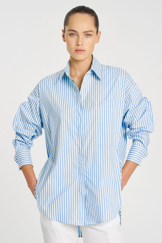 relaxed pocket shirt