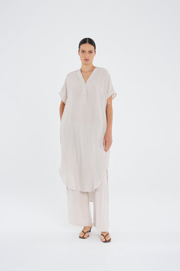 wedge tab dress mache