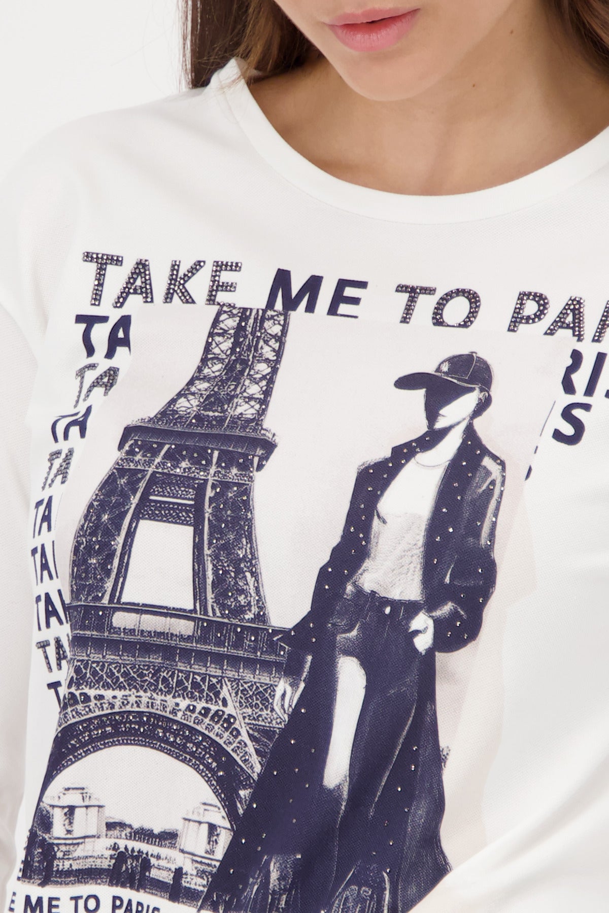 parisian women long sleeved tee-