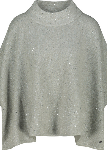 monari cape sweater with sequins