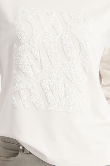 sequin embroidery t-shirt