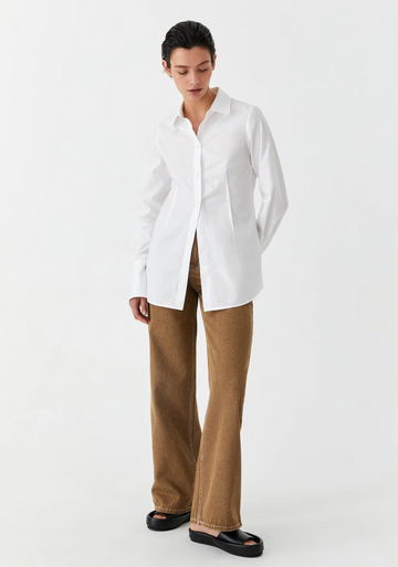 kameiko tailored shirt - white
