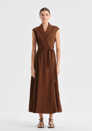vera wrap dress - hazel