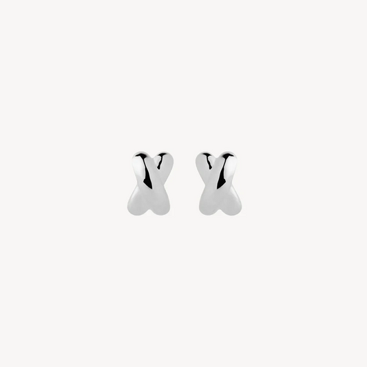 bisous stud earrings