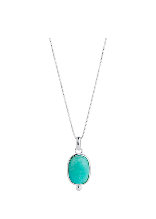 fleur amazonite pendant