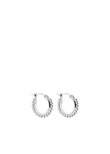 chia hoop earring - silver