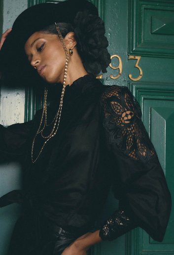 sevilla silk cotton shirt