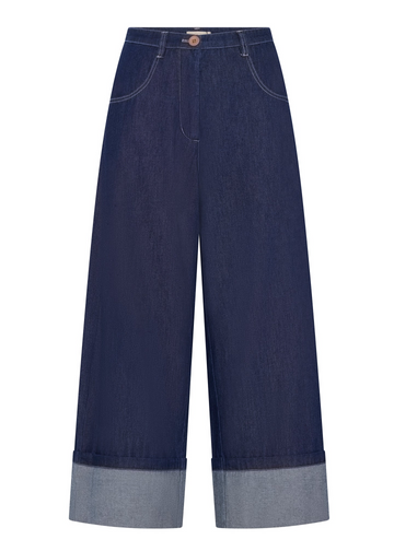 doyle cuffed denim pant