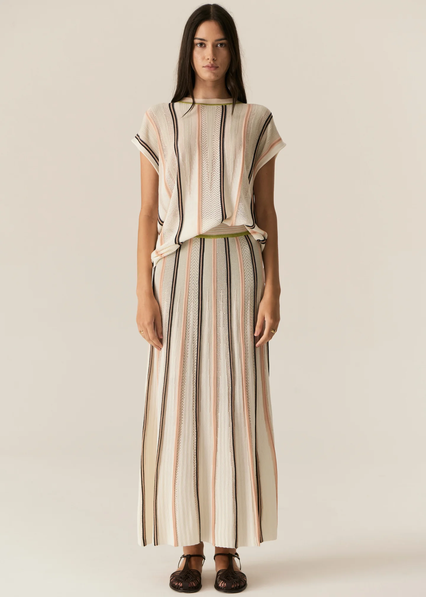 tedd knit tee - natural