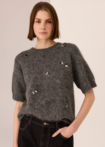 haviland beaded knit tee