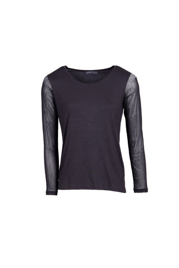 mesh sleeve top