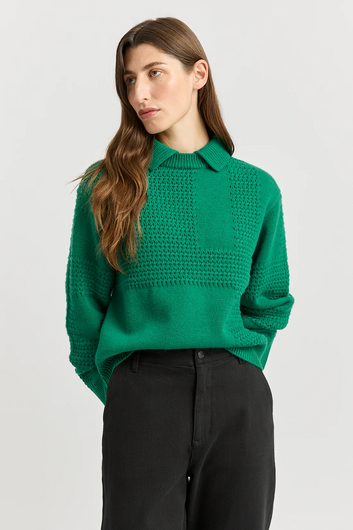 textured stitch funnel