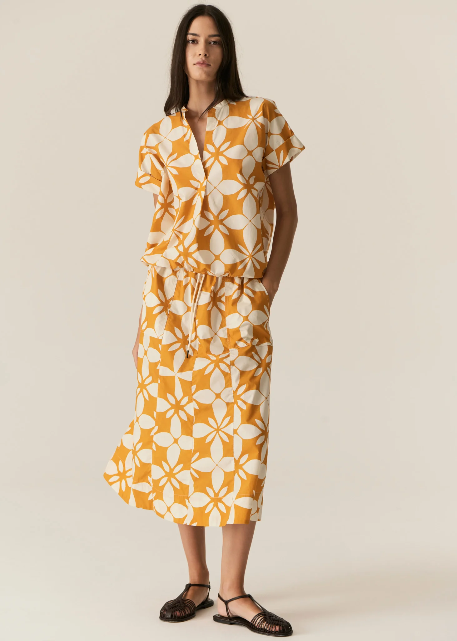 turin skirt - saffron turin