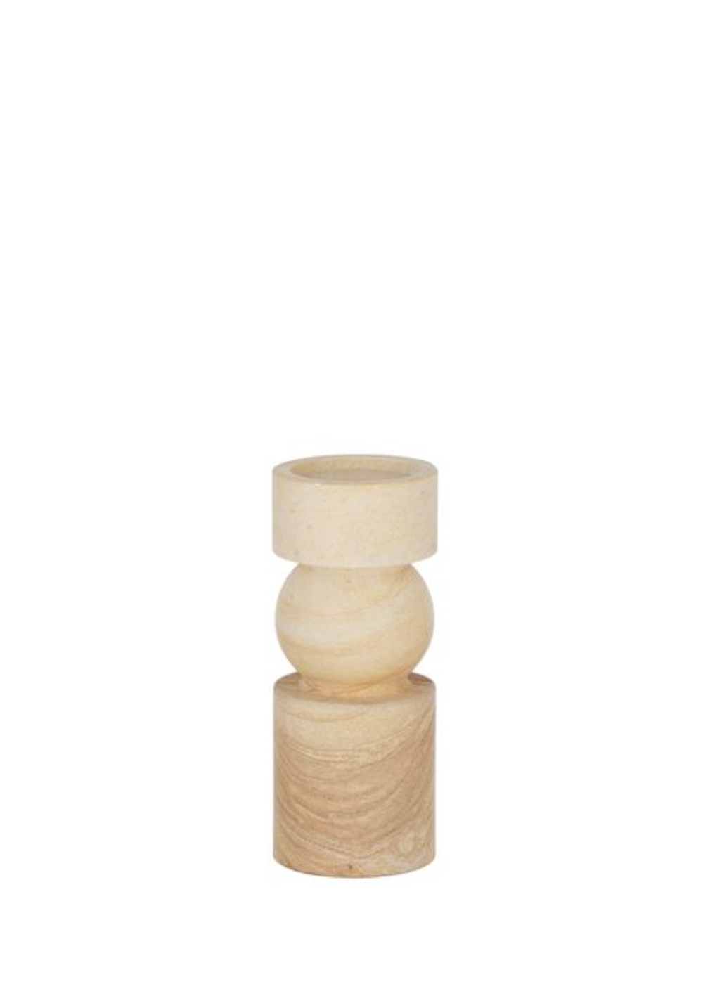 uma sandstone candleholder