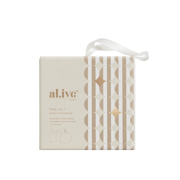 al.ive body Limited Edition Body Care Travel Ornament Sea Cotton & Coconut Christmas gift box