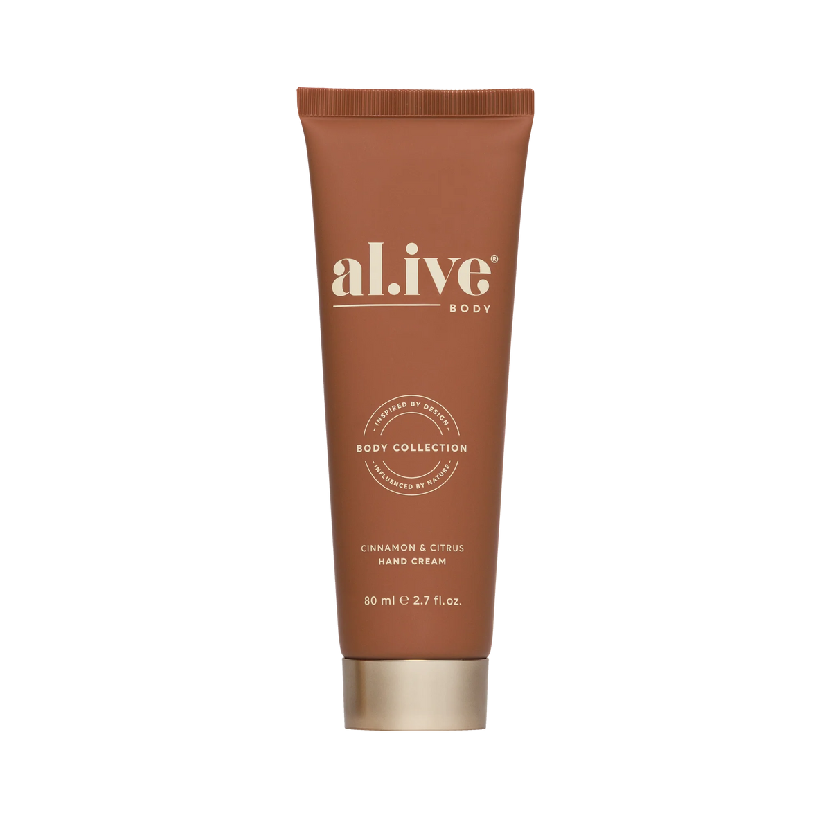 al.ive body Cinnamon & Citrus Hand Cream 80ml tube