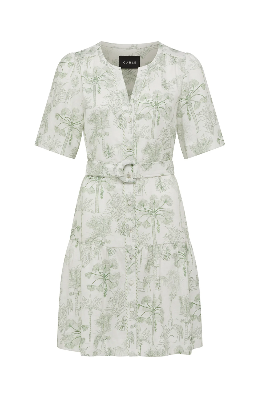 gracie linen dress
