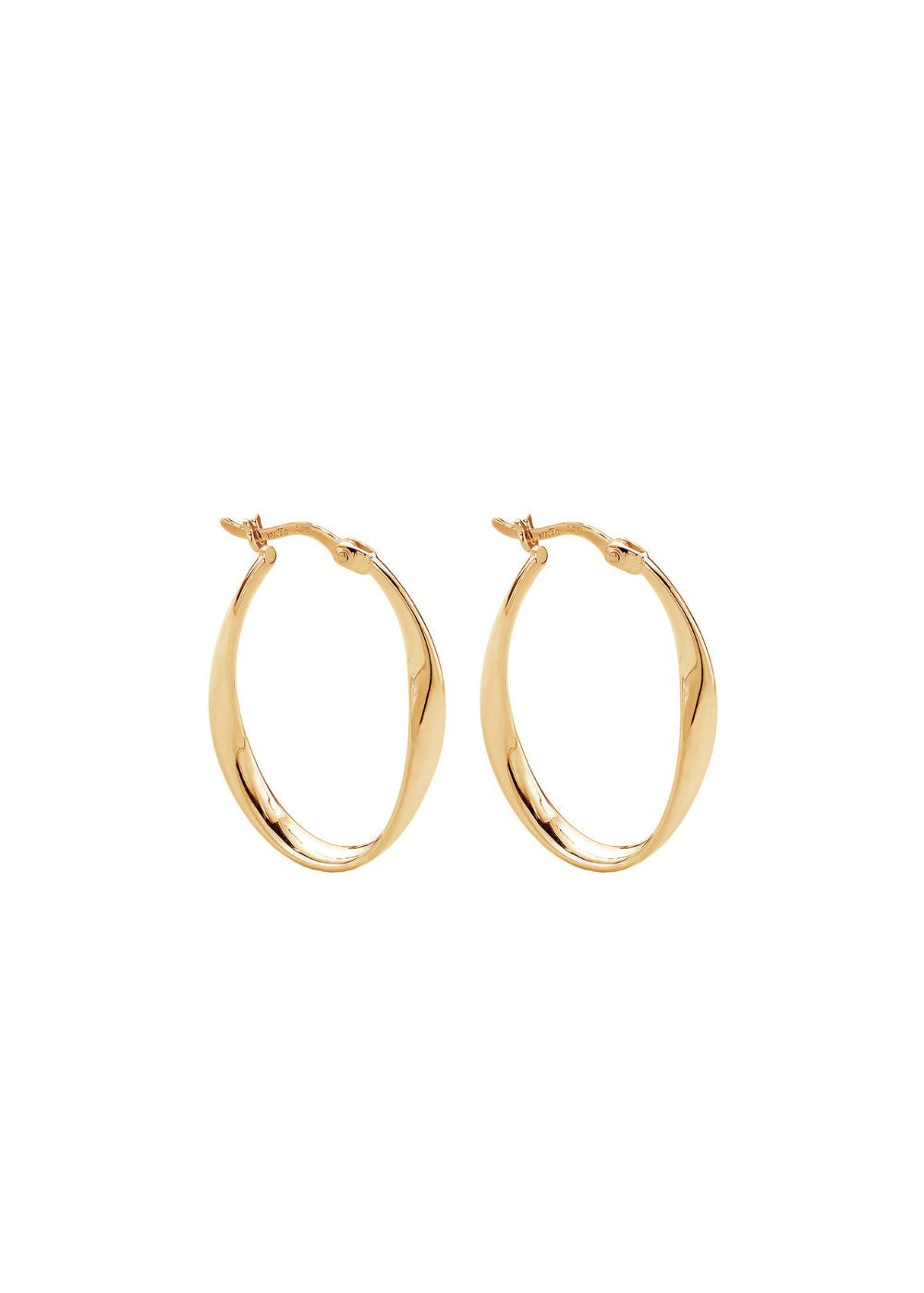 Cinta Hoop Yellow Gold