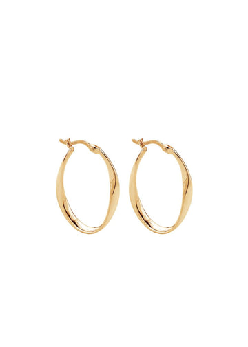 Cinta Hoop Yellow Gold