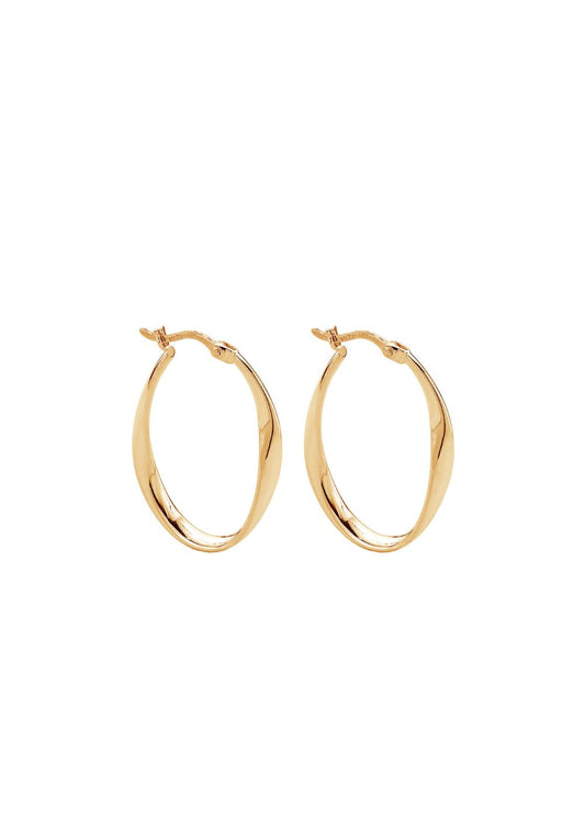 Cinta Hoop Yellow Gold
