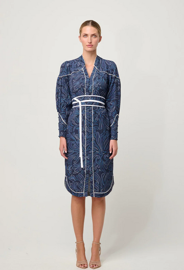 adela curve hem dress - altamira