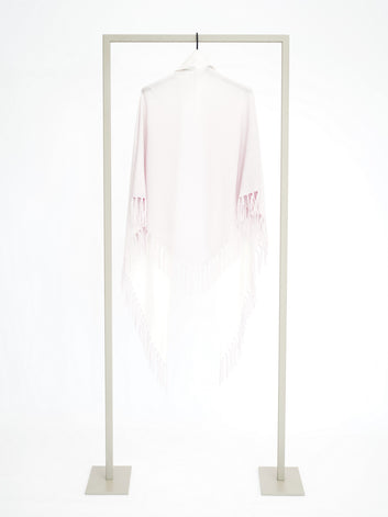 Herzens cashmere scarf in Sakura Dip-Dyed, back view – Haus of Alma