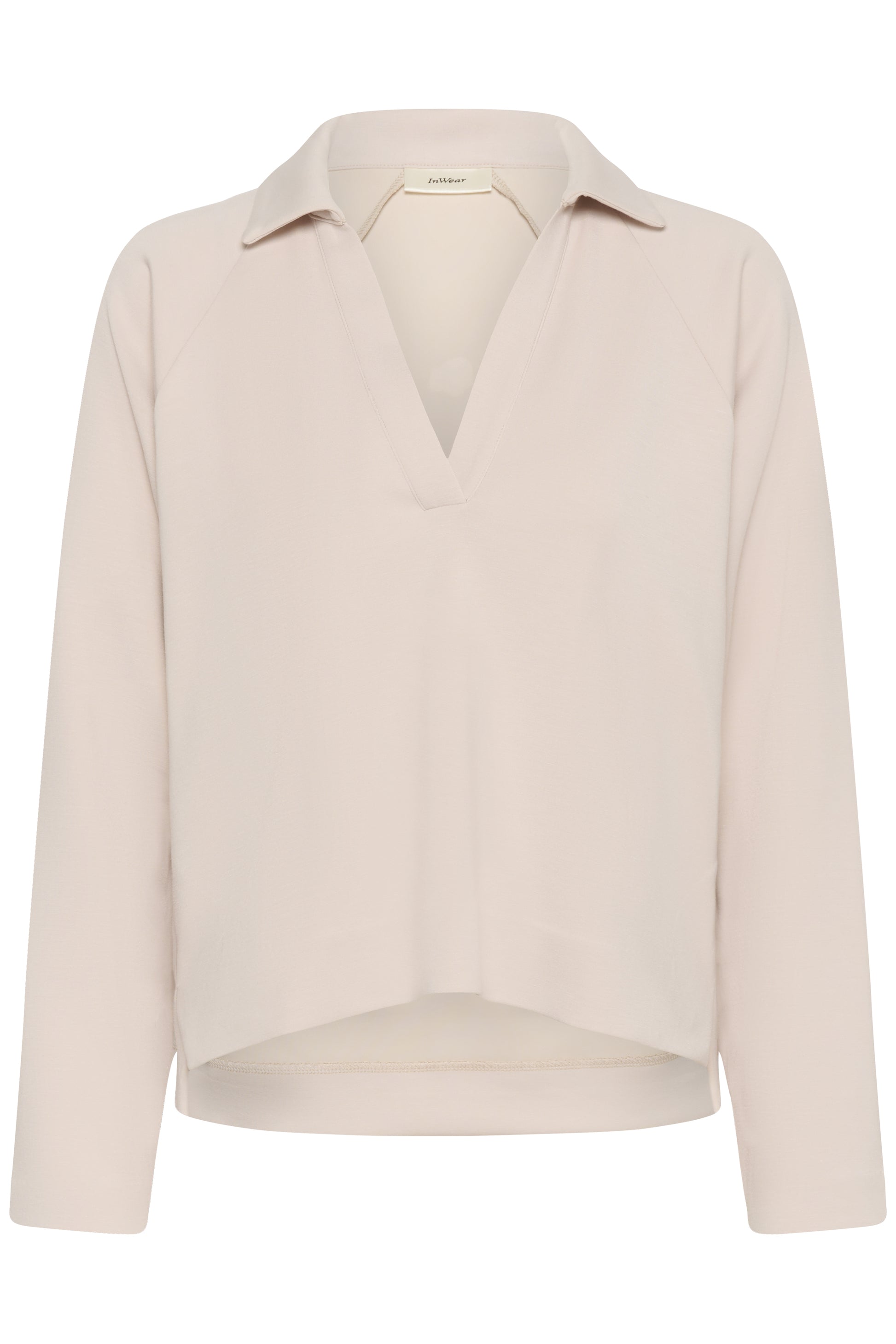 Haus of Alma InWear Simiw Vincentiw Polo Blouse in Haze, view 01
