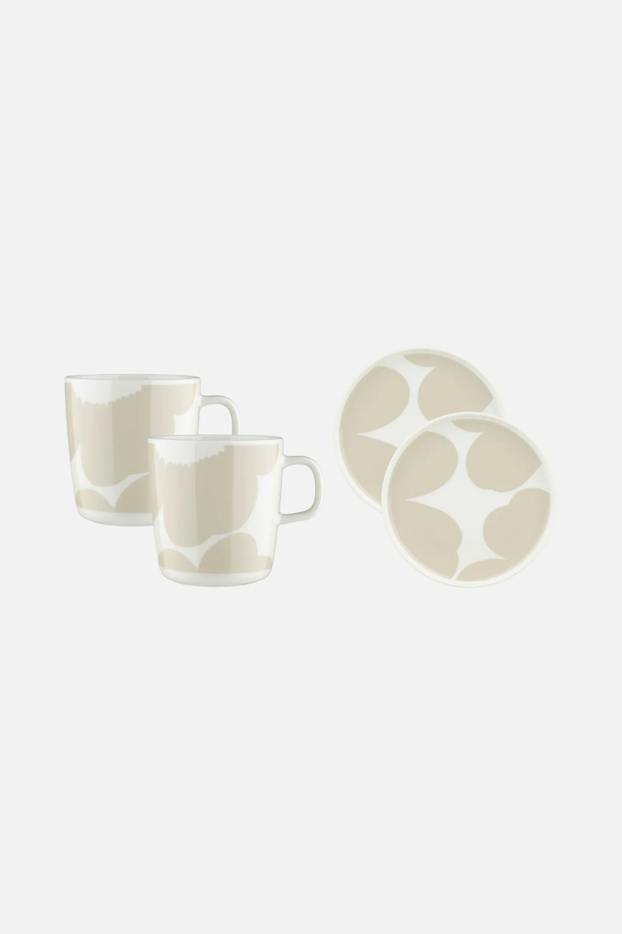 oiva / iso unikko mugs & plates set