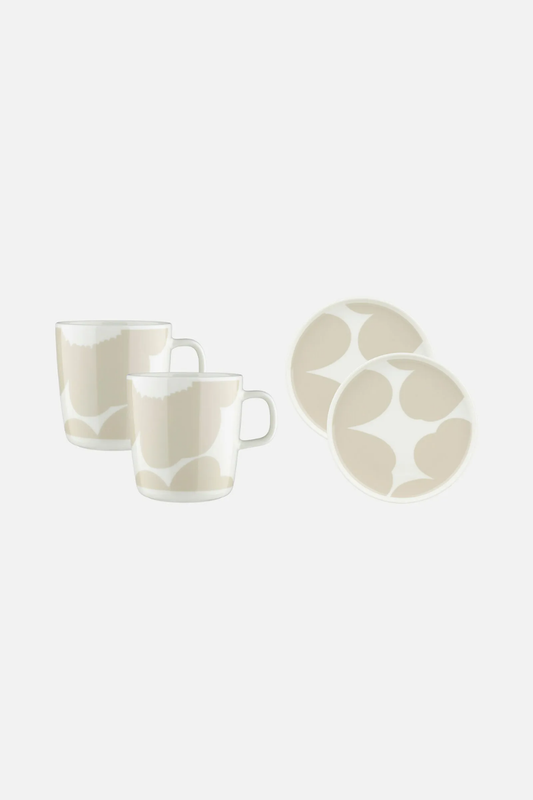 oiva / iso unikko mugs & plates set