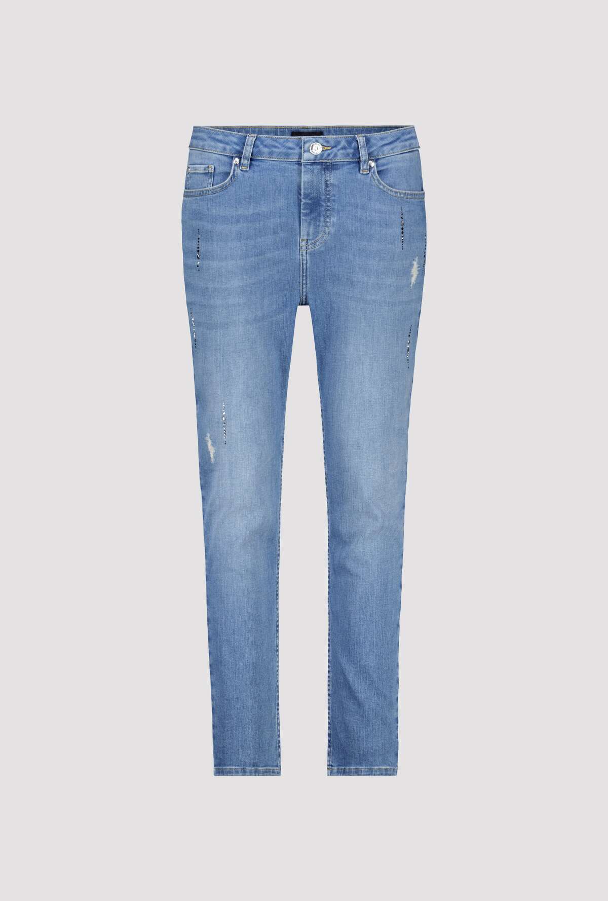 Monari Jewelled Jeans in Denim - flat lay