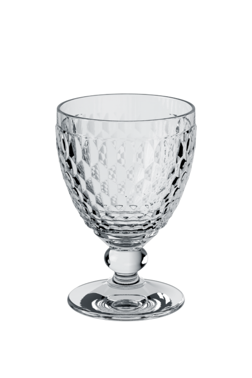 boston red wine goblet - single
