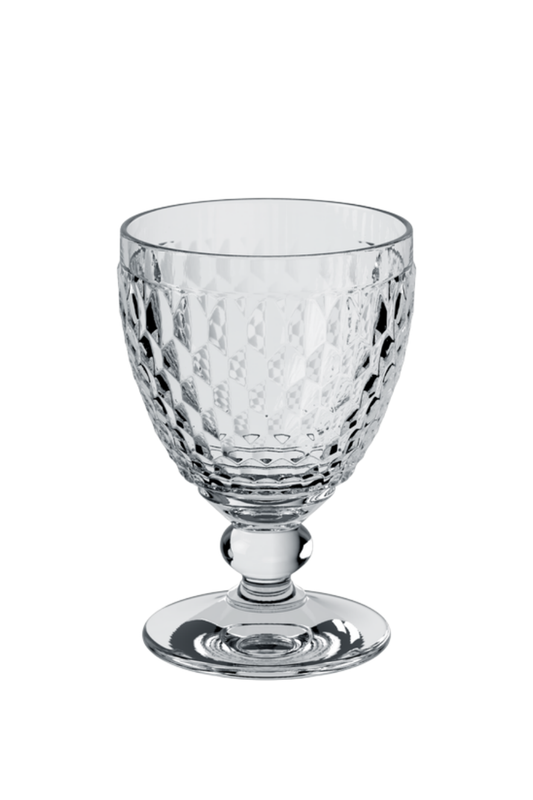 boston red wine goblet - single