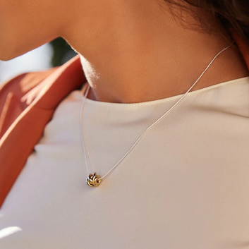 nest necklace - two tone